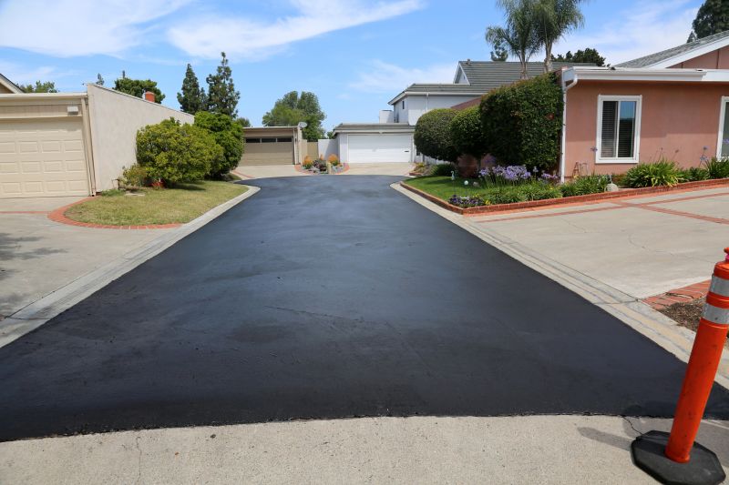 Newly Sealed Asphalt Driveway